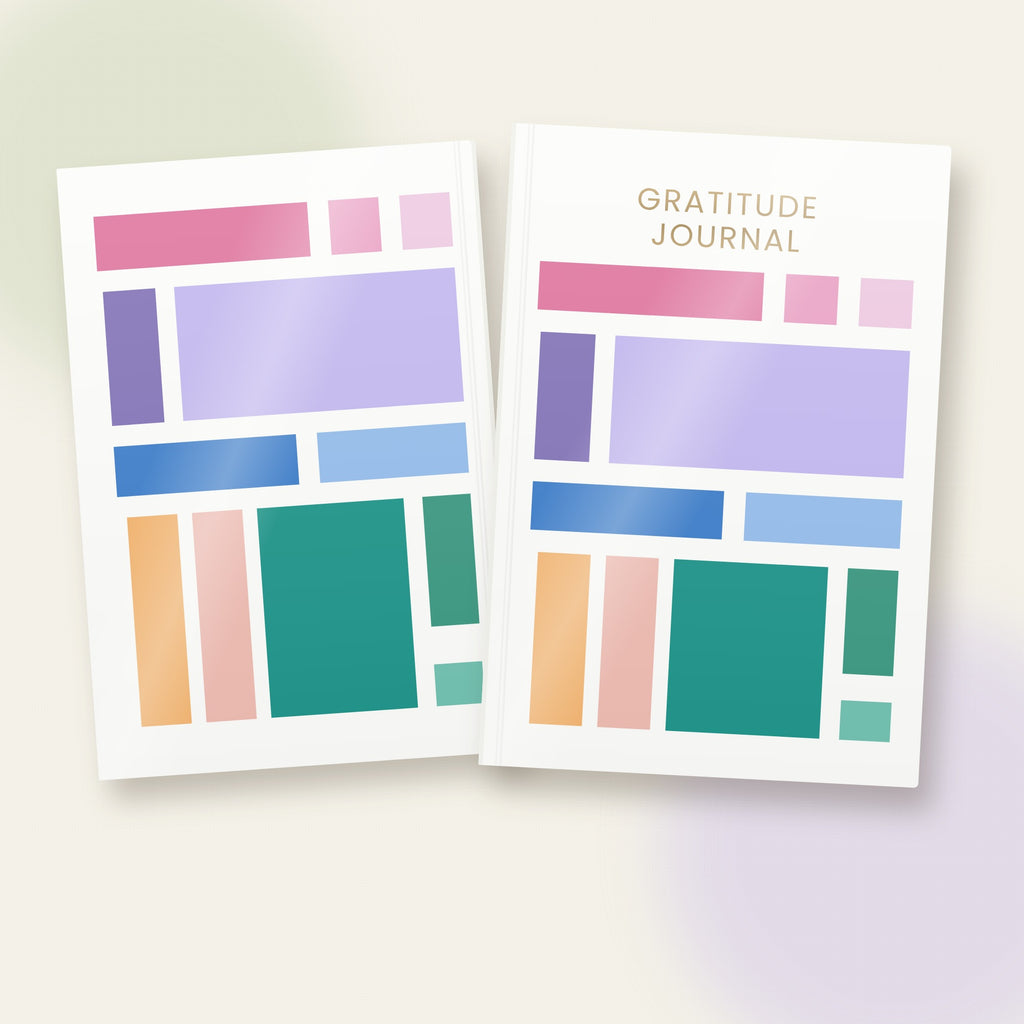 Front and back cover of the Pickory gratitude journal